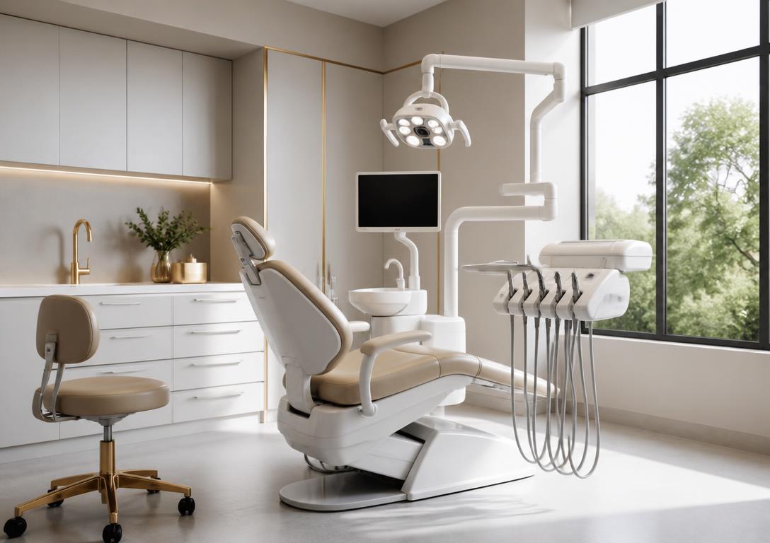 A modern dental operatory with premium equipment